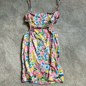 Beginning Botique floral mini dress